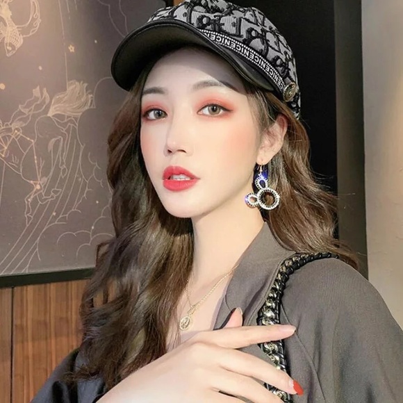 Crystal Mickey Mouse Dangle Earrings - Picture 3 of 16